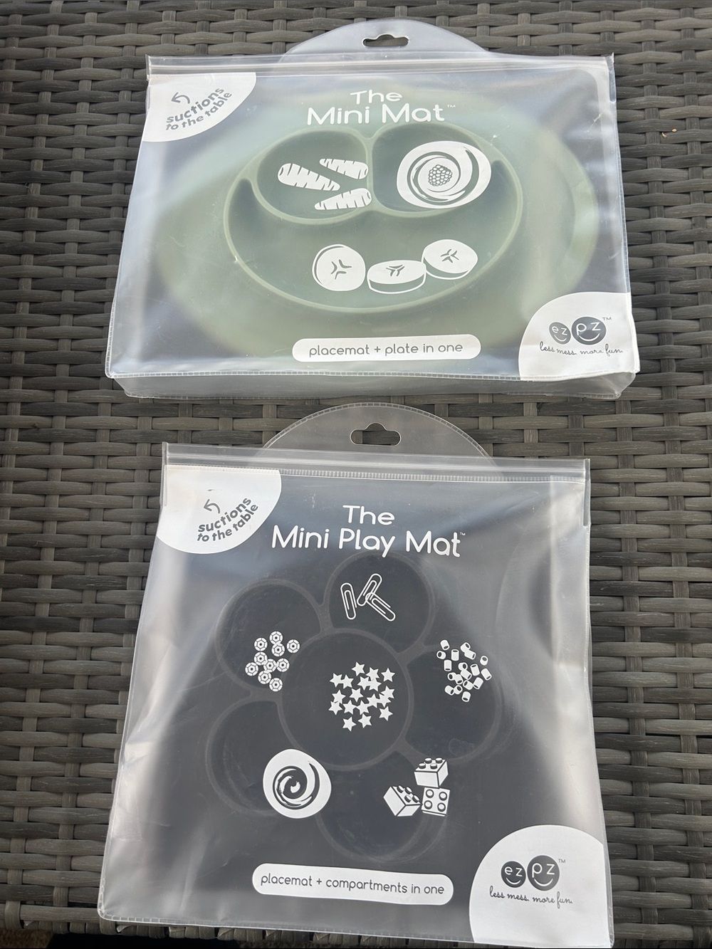 The Mini Mat plate or The Mini Play Mat by ezpz
